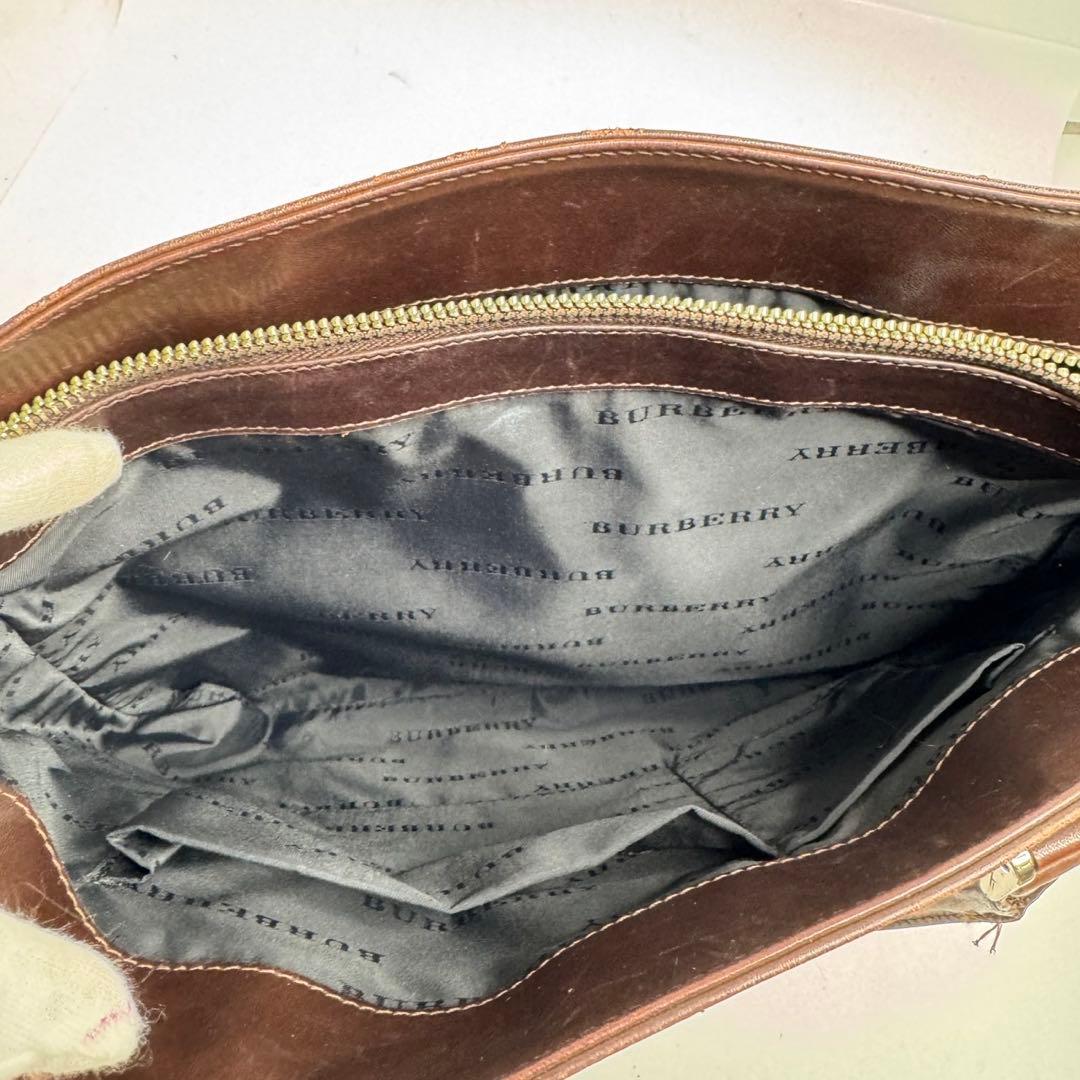 【美品✨️】バーバリー ハンドバッグ ノバチェック マチあり