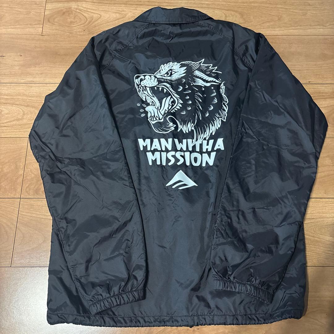 MWAM x Emerica コラボコーチジャケット ブラックLサイズ