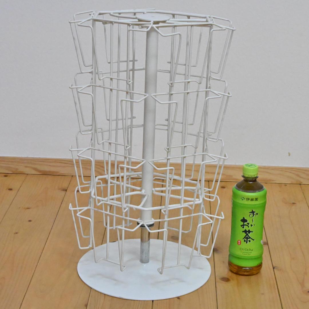 サイサイさん専用【ポストカードラック】卓上 回転スムーズ 什器 4段