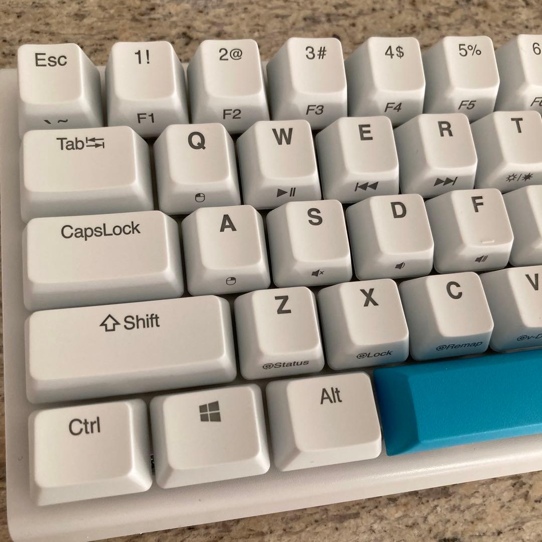 Kinesis Gaming TKO スペース分割　ホワイト　キーボード