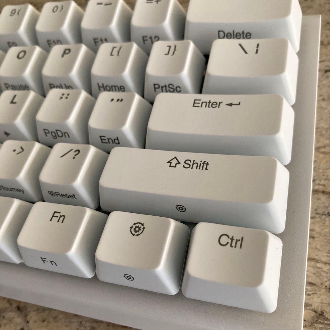 Kinesis Gaming TKO スペース分割　ホワイト　キーボード