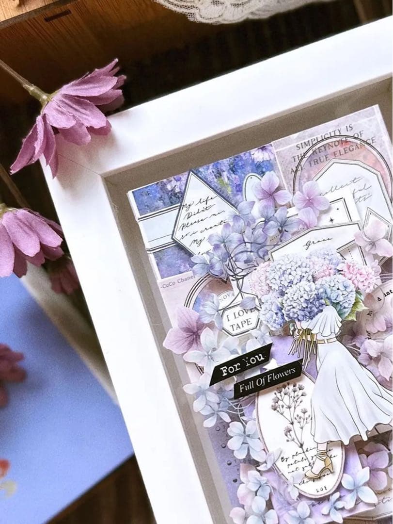 ⭐️SALE⭐️loidesign《詠花》海外マスキングテープ　マステ 【1713】