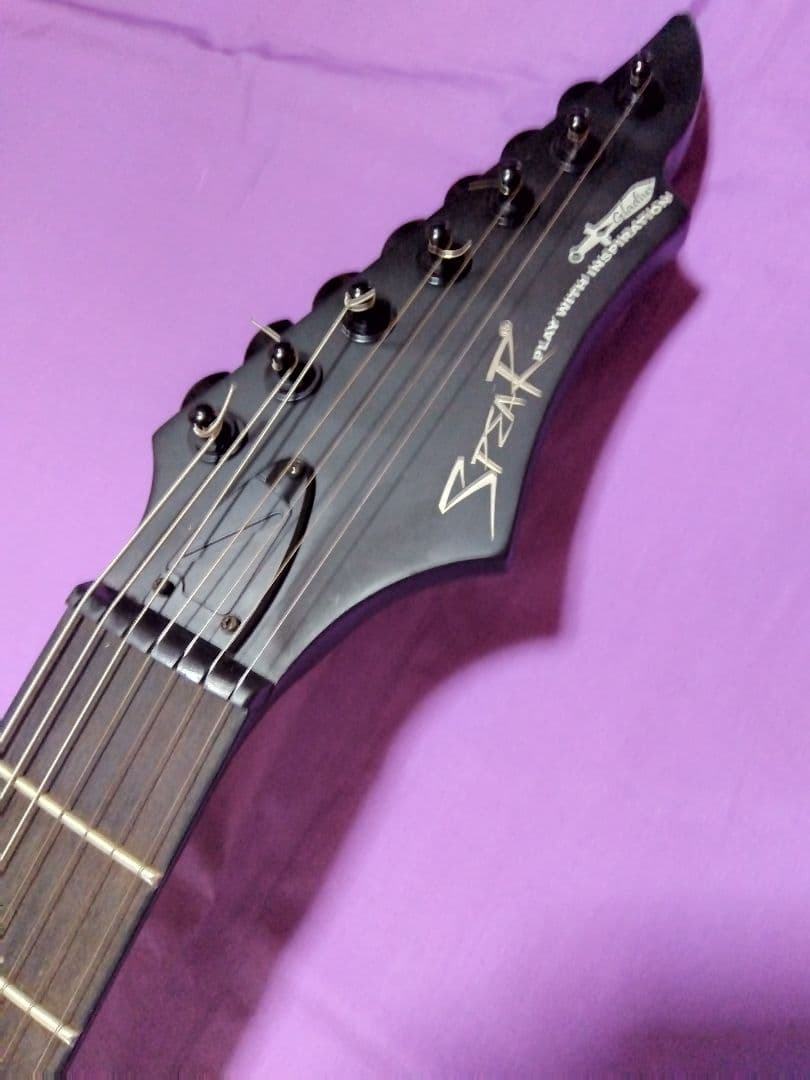 SPEAR(スペア) 7弦ギター スネークスキン