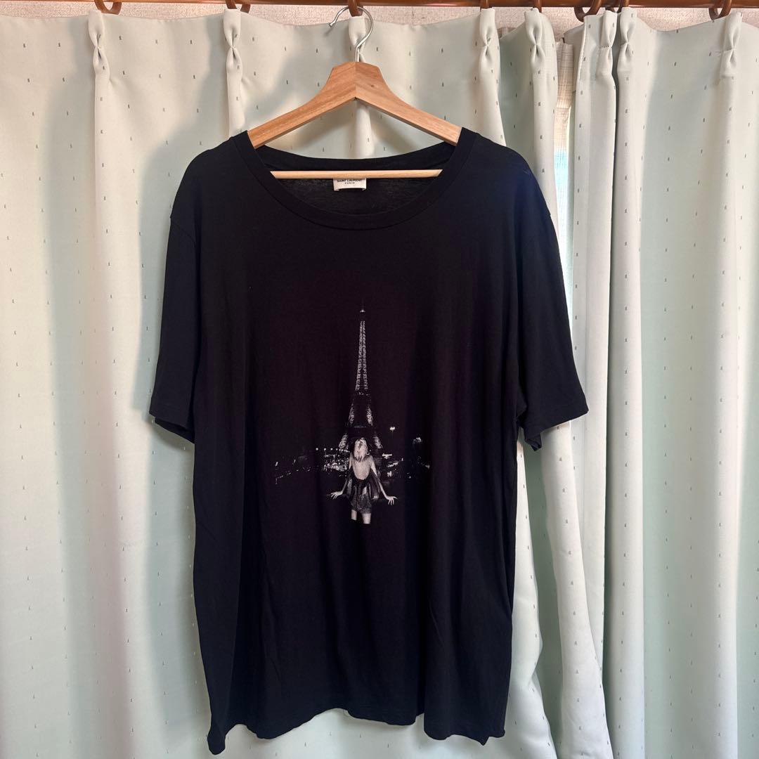 Saint Laurent サンローラン 19ss エッフェル塔 Tシャツ XL