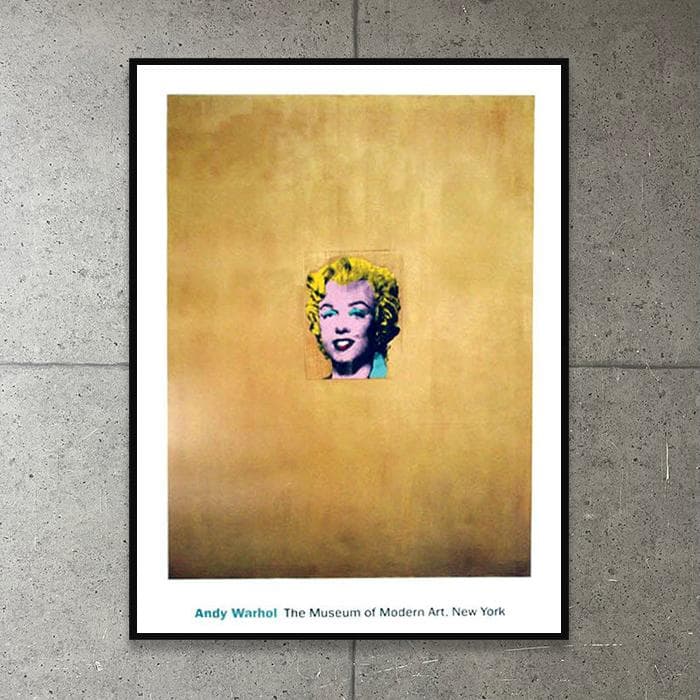 額装品/Gold Marilyn Monroe/アンディ ウォーホル/ポスター