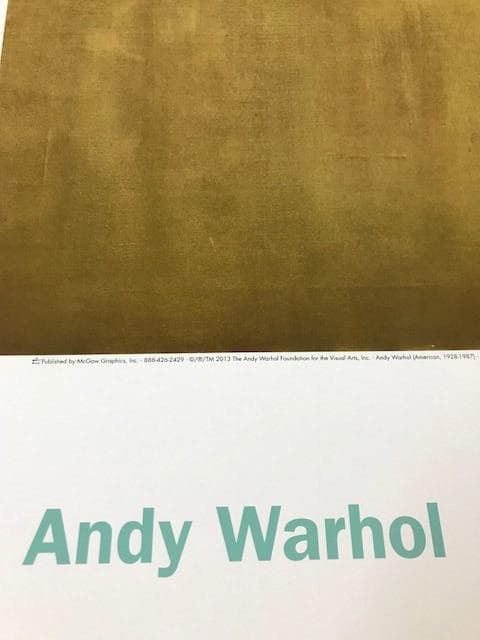 額装品/Gold Marilyn Monroe/アンディ ウォーホル/ポスター