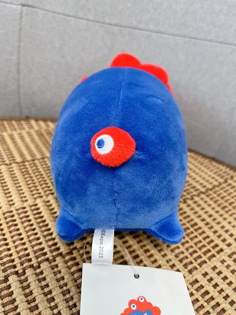 【新品未使用】大阪関西万博 ミャクミャクお手玉風ぬいぐるみS & もっちり横