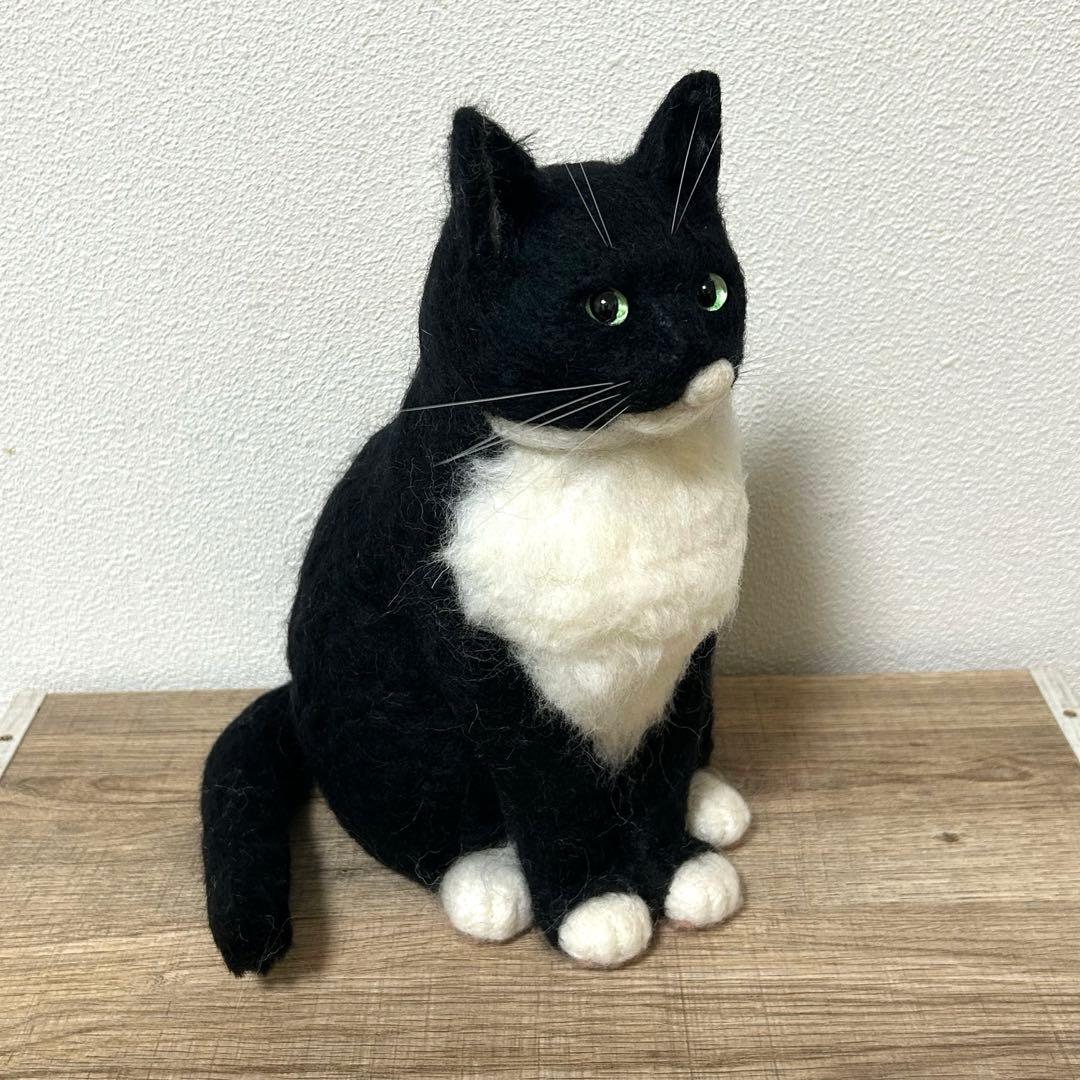 羊毛フェルト 猫