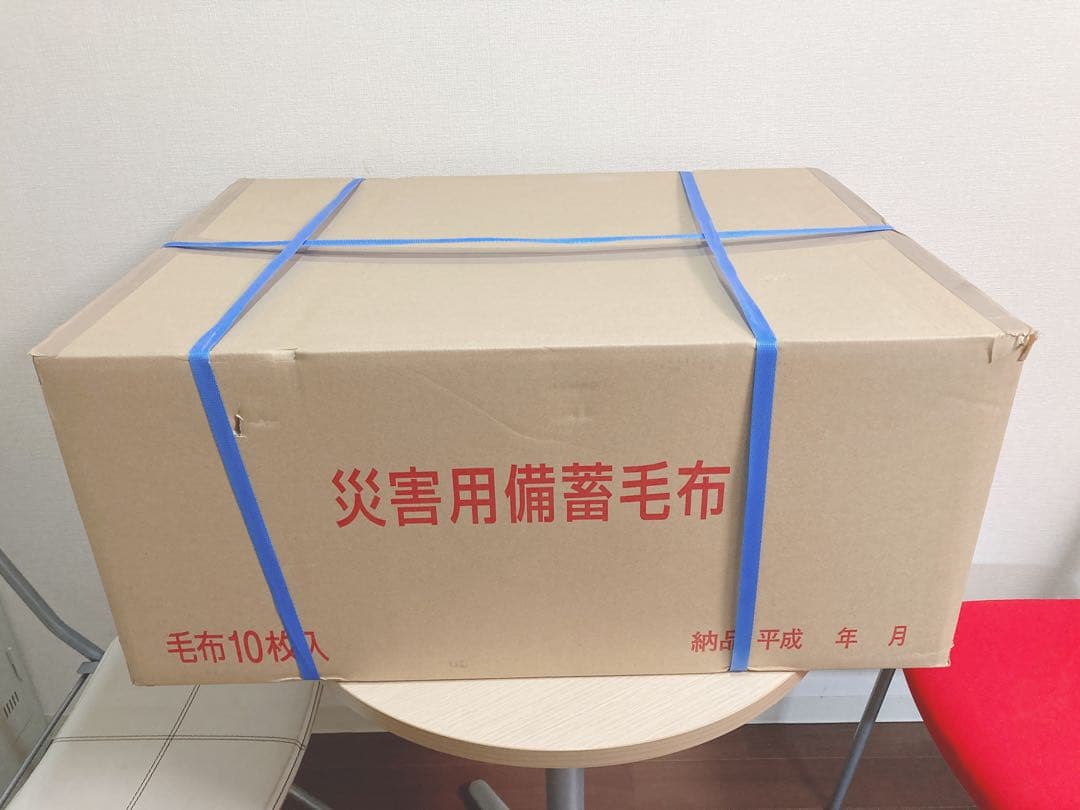 新品未使用未開封　定価66000円　防災難燃毛布　10枚入り　三共毛織株式会社