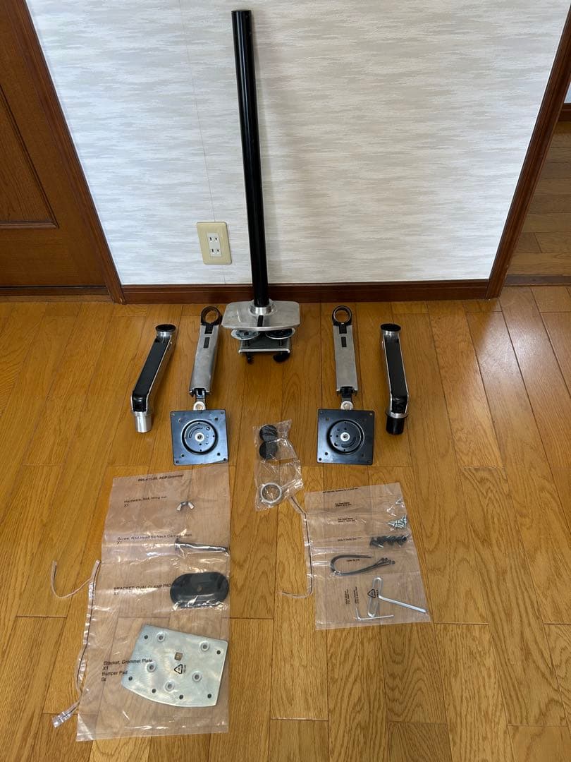 ERGOTRON エルゴトロン LX デュアルスタッキングアーム, 長身ポール