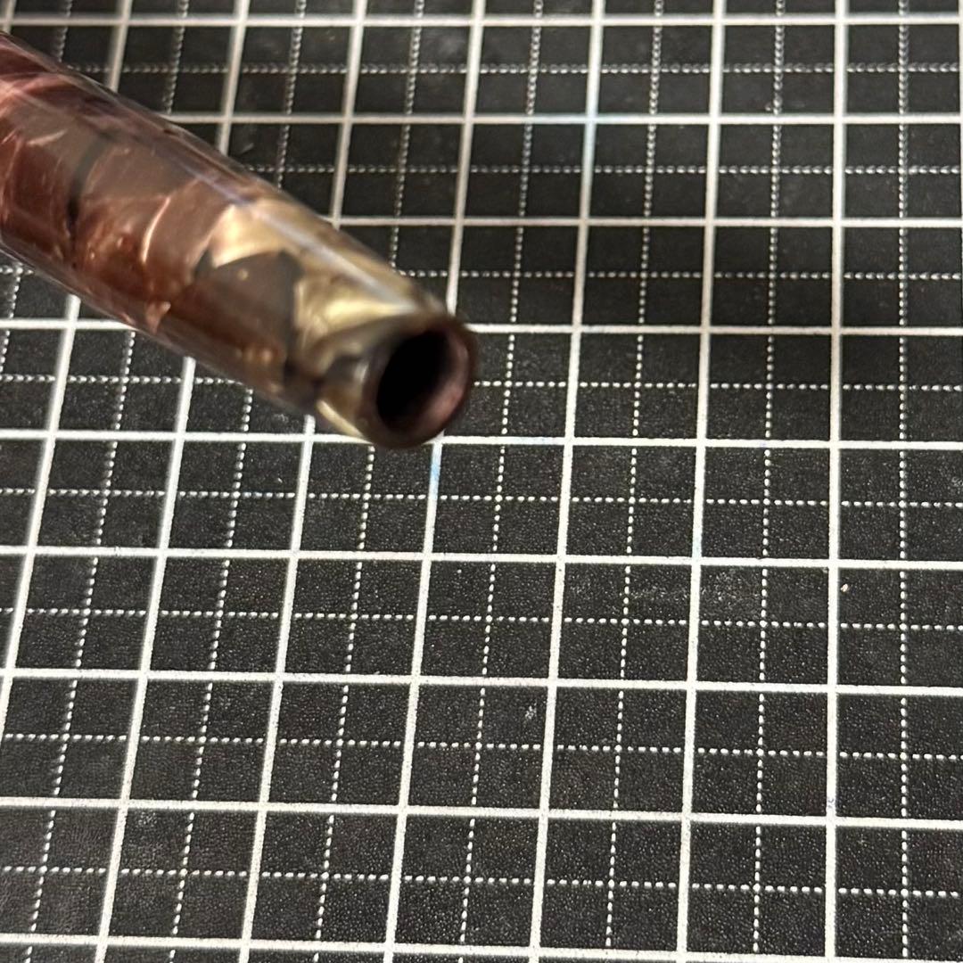 【ジャンク】オノト 万年筆 レッドマーブル