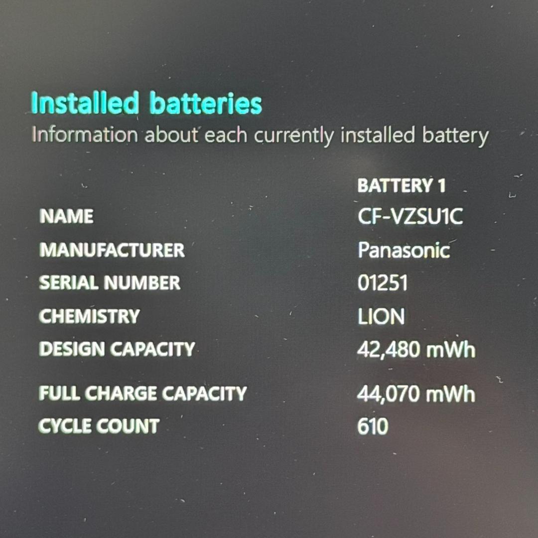 薄型軽量タブレットPC 10世代 i5 レッツノート メモリ8G SSD256G