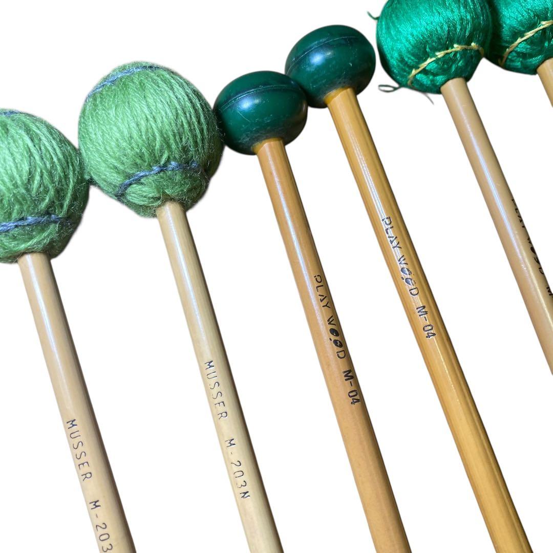 playwood M-203 M-04 M-303マリンバマレット まとめ8本