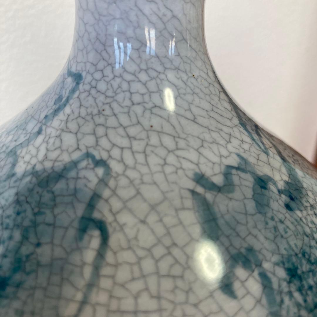 有田焼　深山窯　山水花瓶