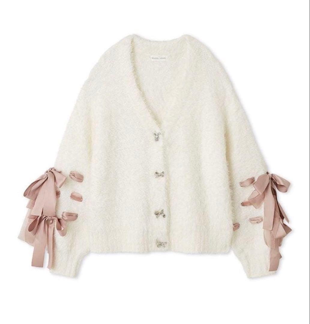 SNIDEL  ハロウィン　ニットカーディガン　リボン