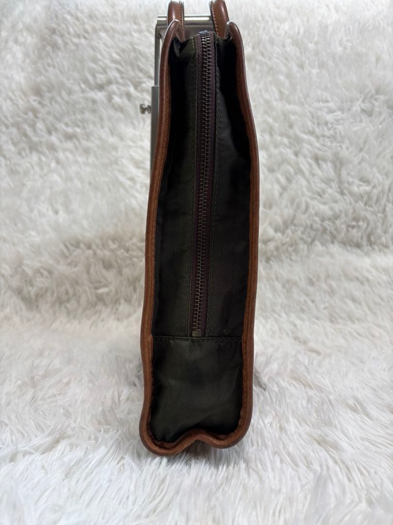 Felisi フェリージ 9884 ブリーフケース ビジネスバッグ レザー 茶