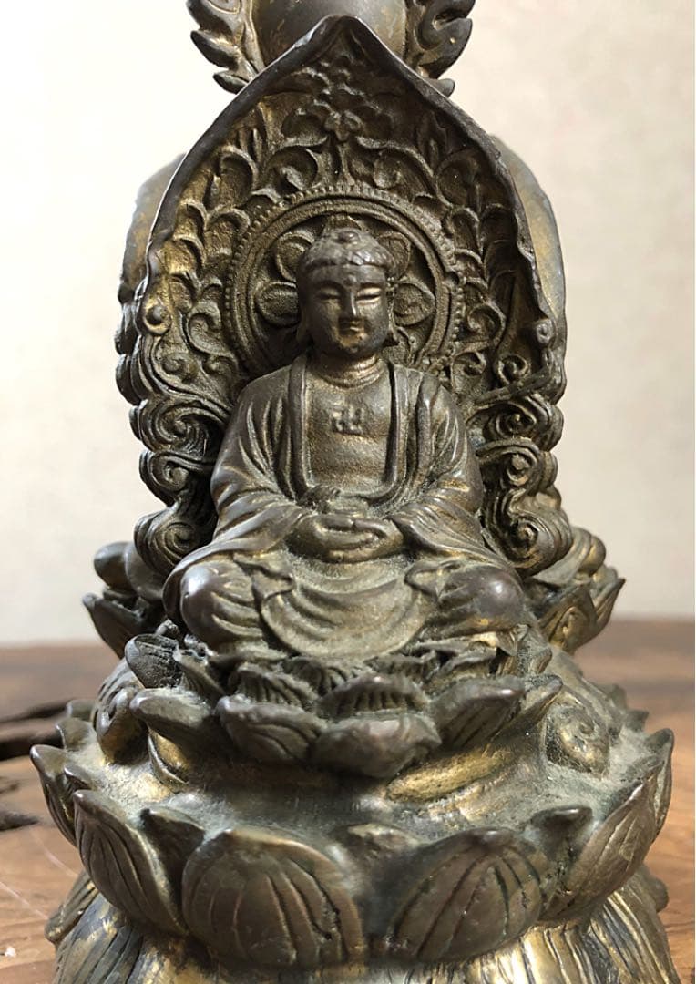 仏教美術 銅製 三面仏 弥勒如来/弥勒菩薩/三蔵法師 仏像