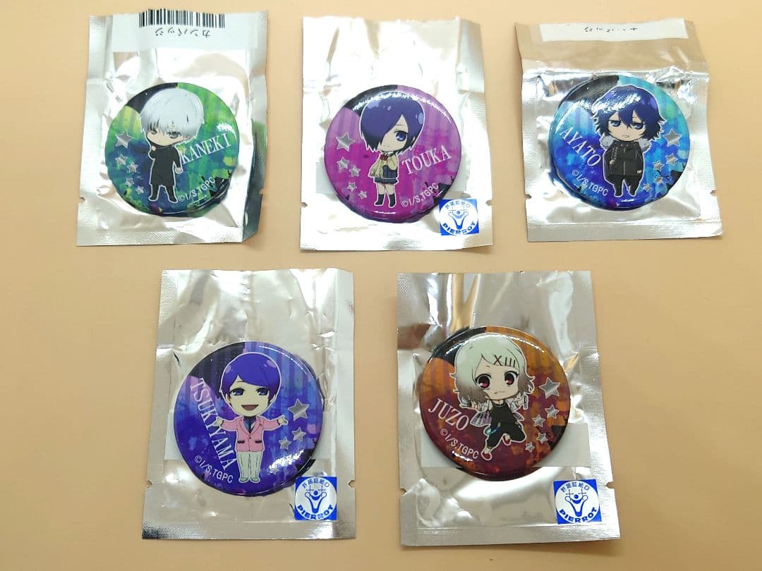 東京喰種　トーキョーグール　缶バッジ　サンシャイン60展望台　カネキ　ジューゾー