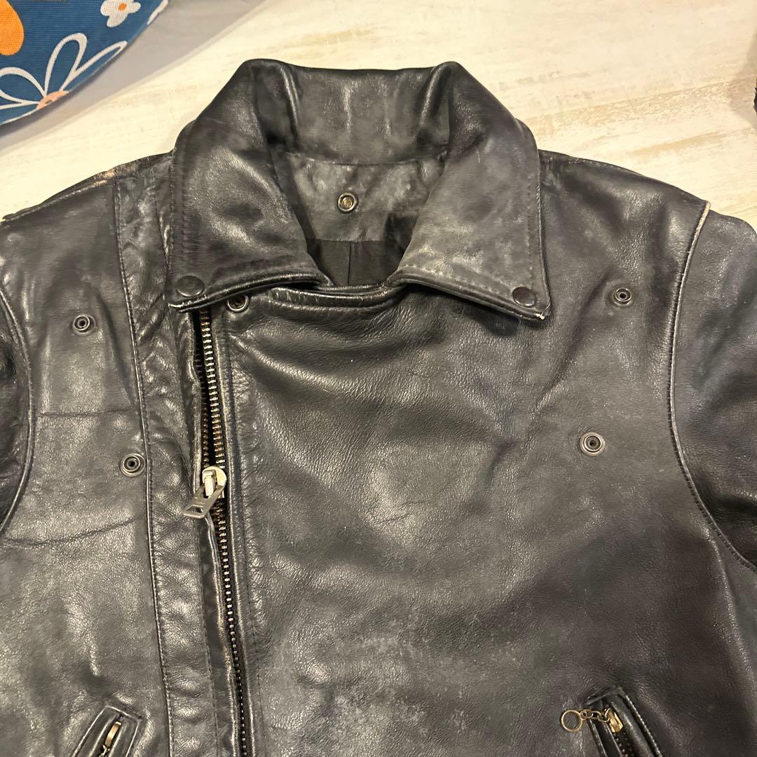 vanson バンソン　メンズ　ビンテージ　レザーライダースジャケット