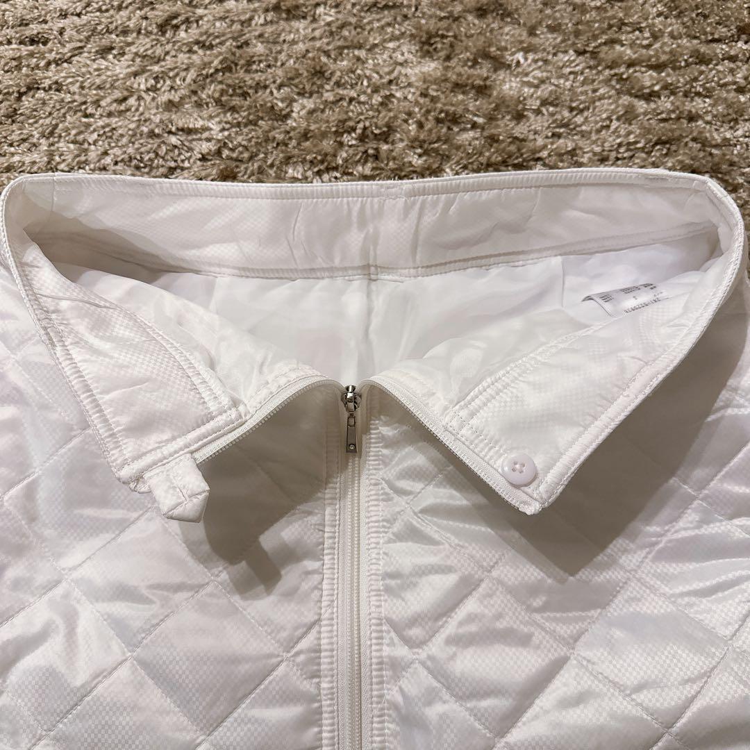 【上下セット】Callaway ホワイト キルティング 中綿 アウター/スカート