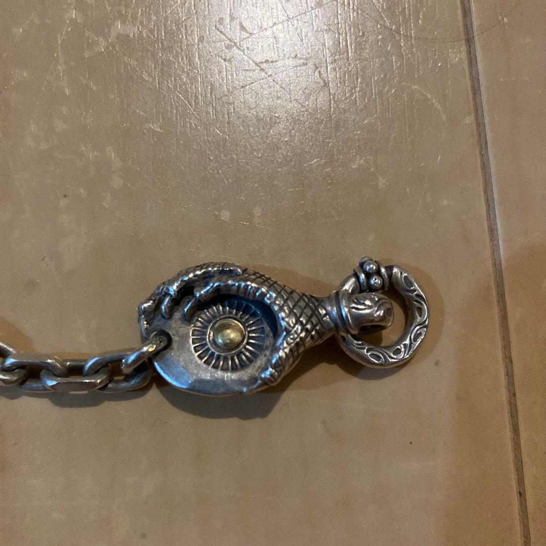 祐天寺あるじゃん チェーンシルバーブレスレット イーグルクロー