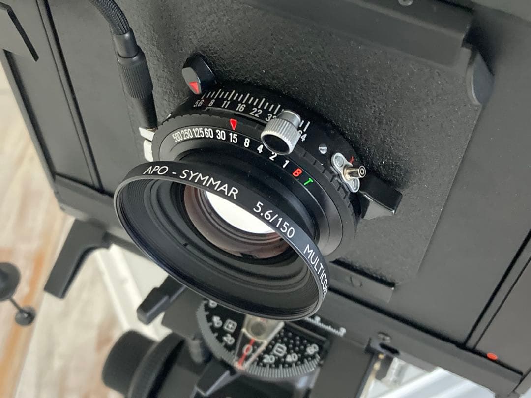 Sinar ジナーf2 4x5 シュナイダー150mm付　ハードケース一式セット