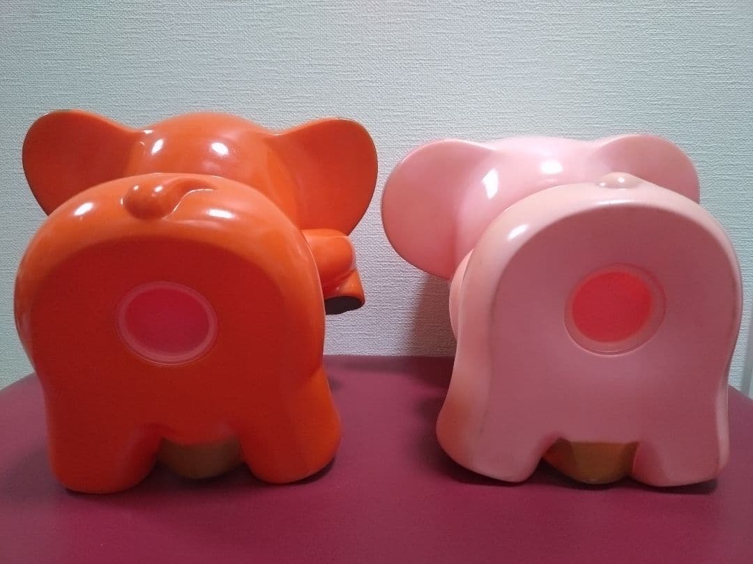 佐藤製薬　招き千万両サトちゃん　サトコちゃん非売品　大きな貯金箱 26cm