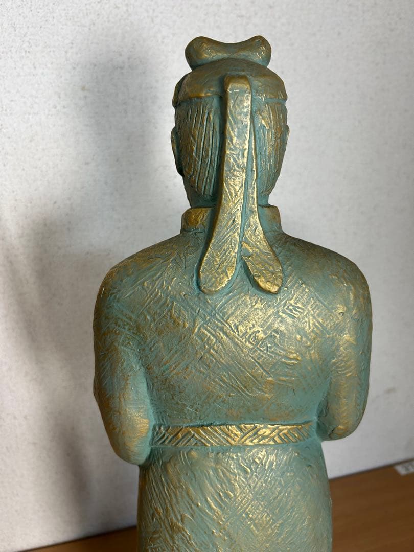 超レア　聖徳太子ブロンズ（青銅）に金青銅色仕上げ　銅像値下げ