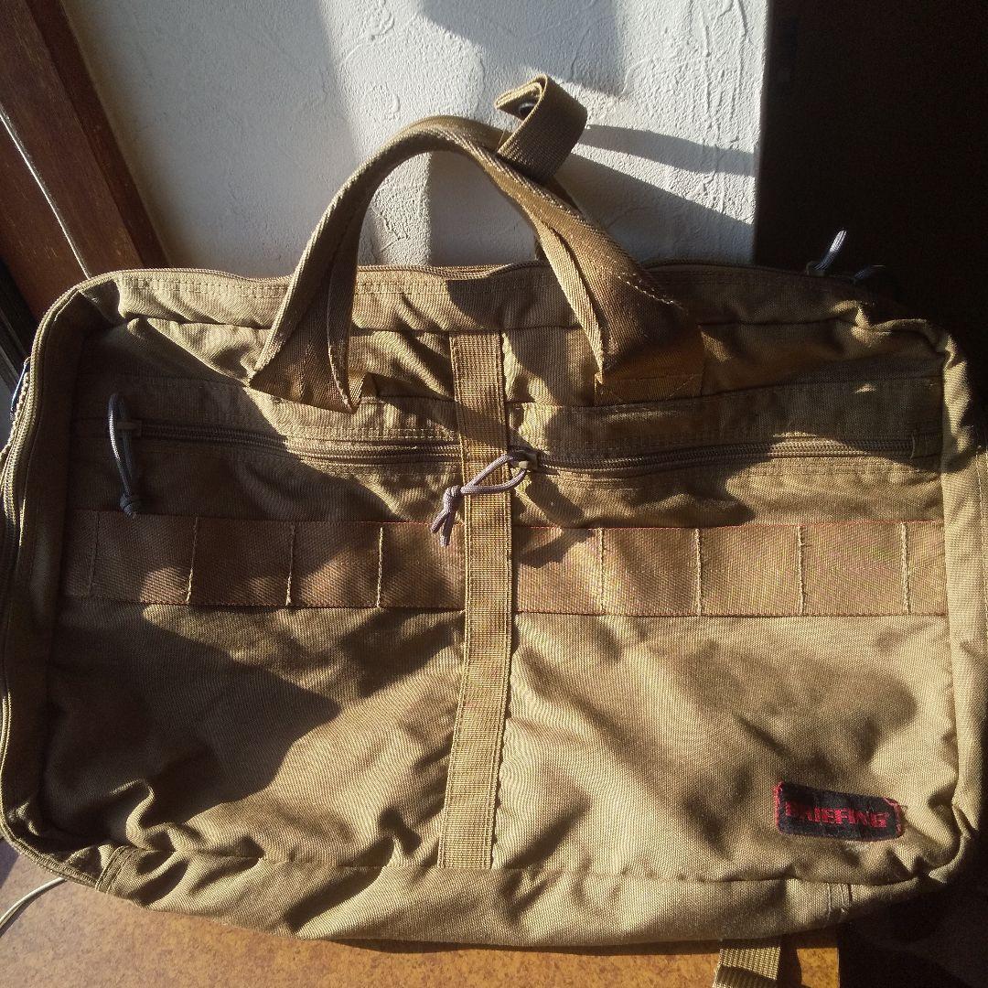 美品 BRIEFING S-3COMMUTERビジネスバッグ3WAY希少コヨーテ