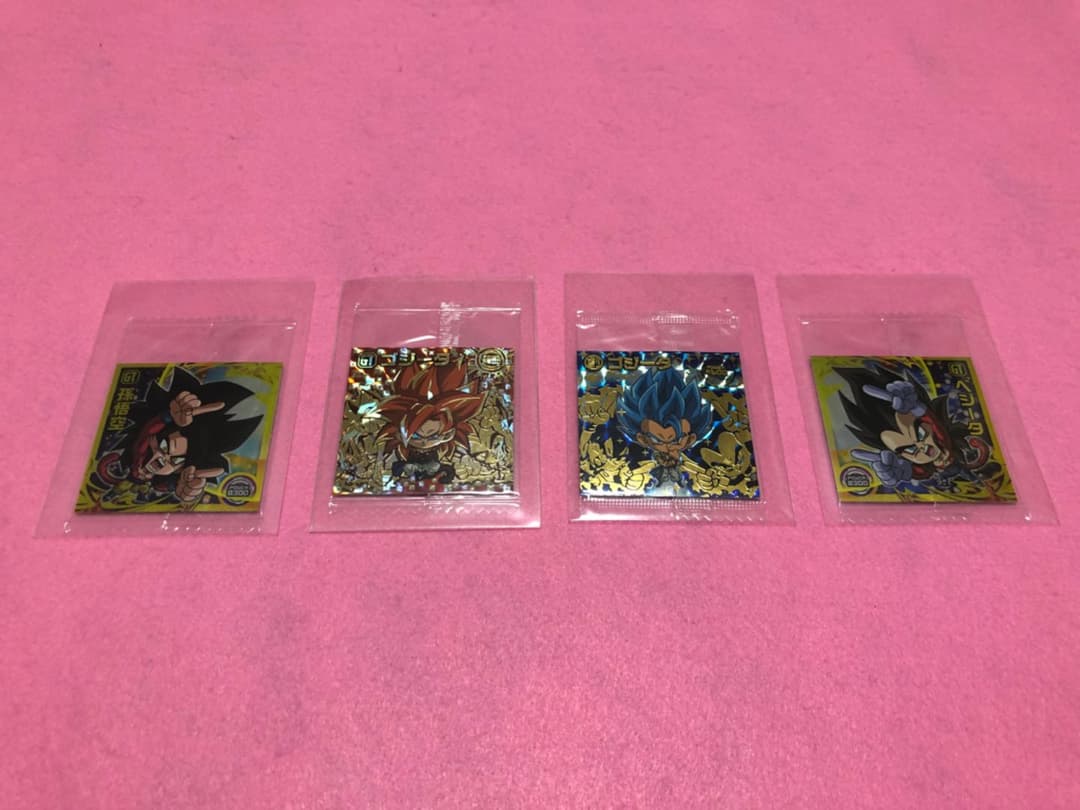 ドラゴンボール　ゴジータ 孫悟空　ベジータ　SEC SGR SR