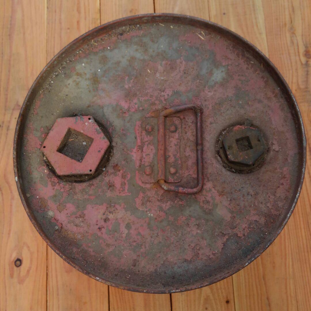 日本国鉄　鉄道グッズ　古いオイル缶(国鉄)　JR