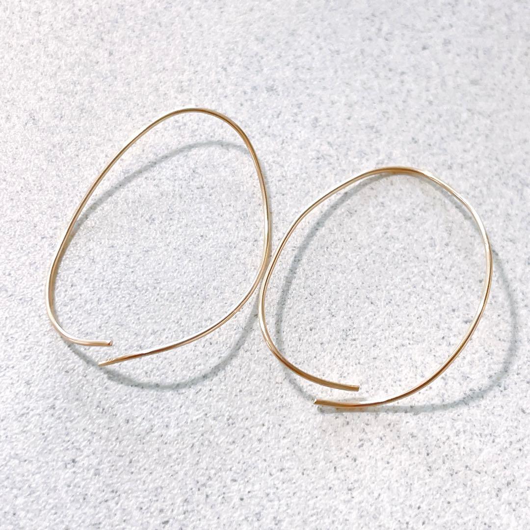 ＠*️様 美品 NOIR DE POUPEE K10 オーバルピアス