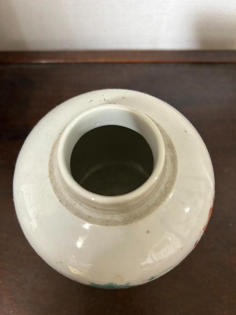 清時代 粉彩 茶葉罐