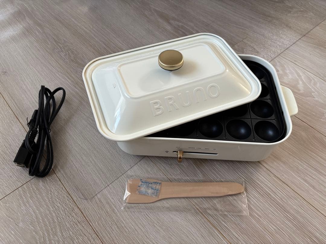 BRUNO たこ焼き器　グリルプレート　セラミック鍋セット