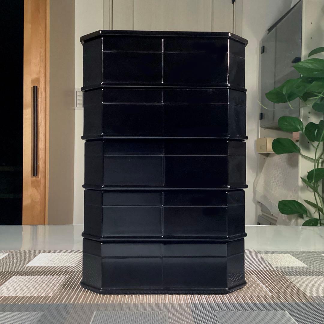 『メルうー特価』　山中塗　二代宗明　助田宗明　縁高重