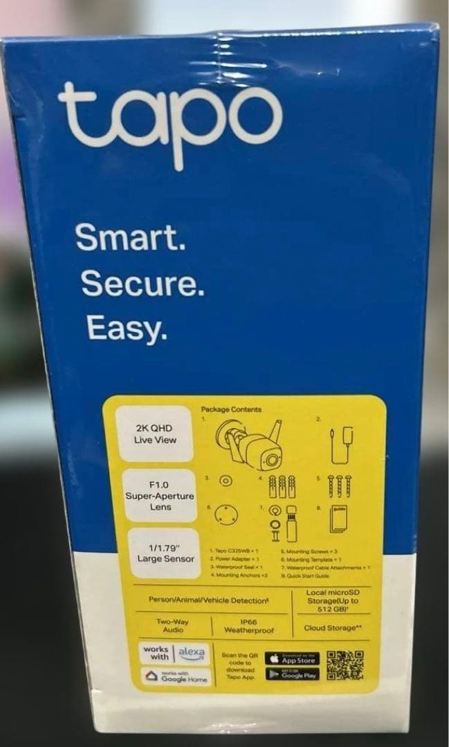 新品未使用・未開封 Tapo tp-link C325WB タポ防犯カメラ