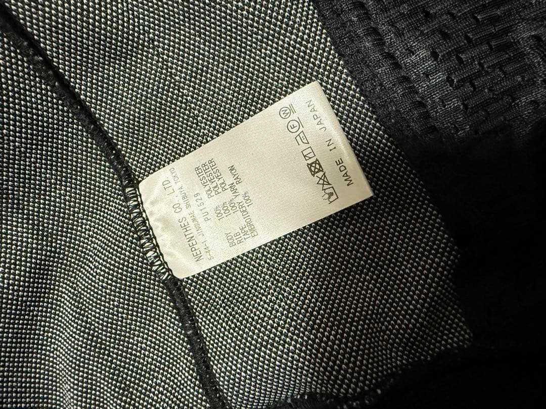 needles トラックジャケット　ストライプ　ブラック　サイズS ニードルズ