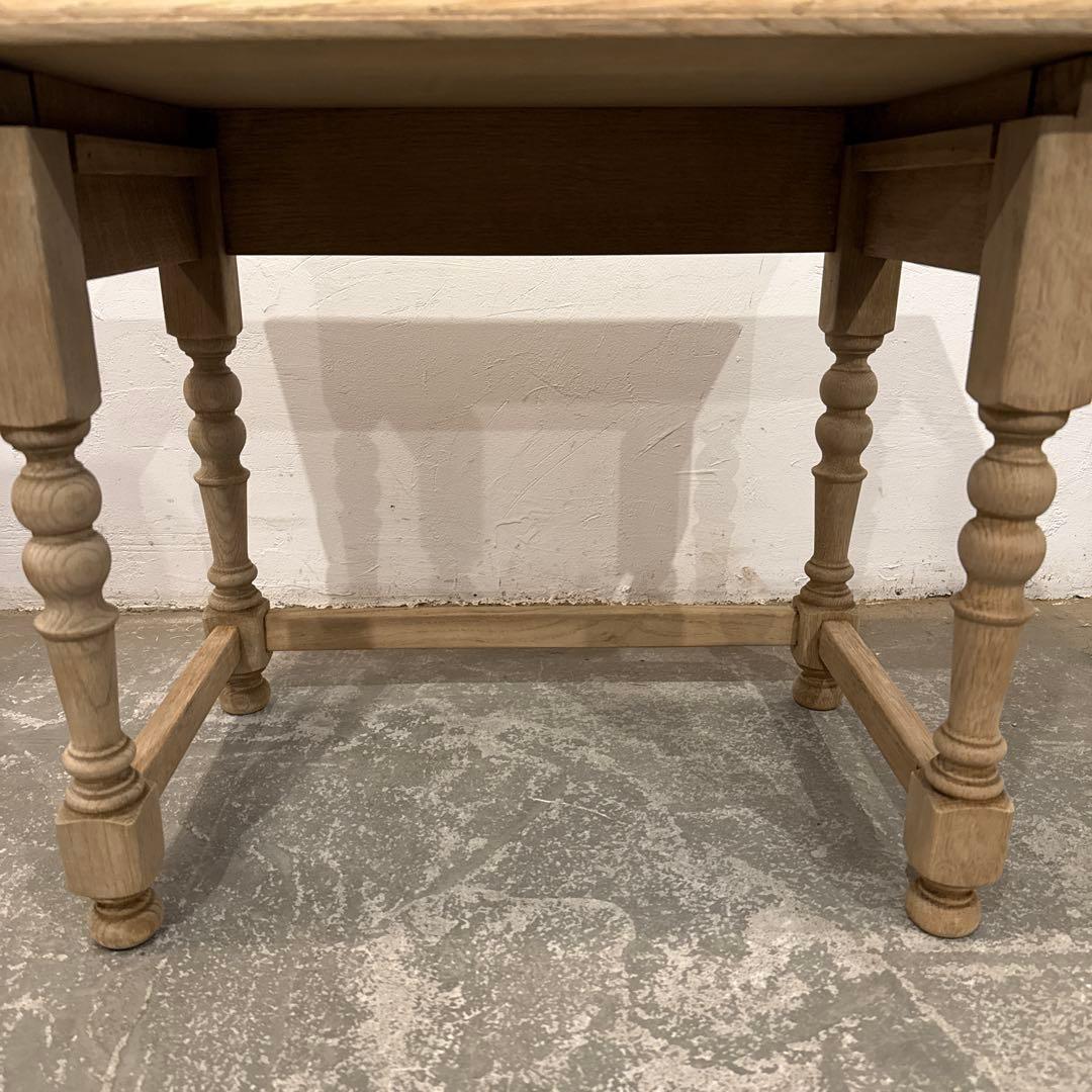 ヴィンテージ　木製サイドテーブル　剥離