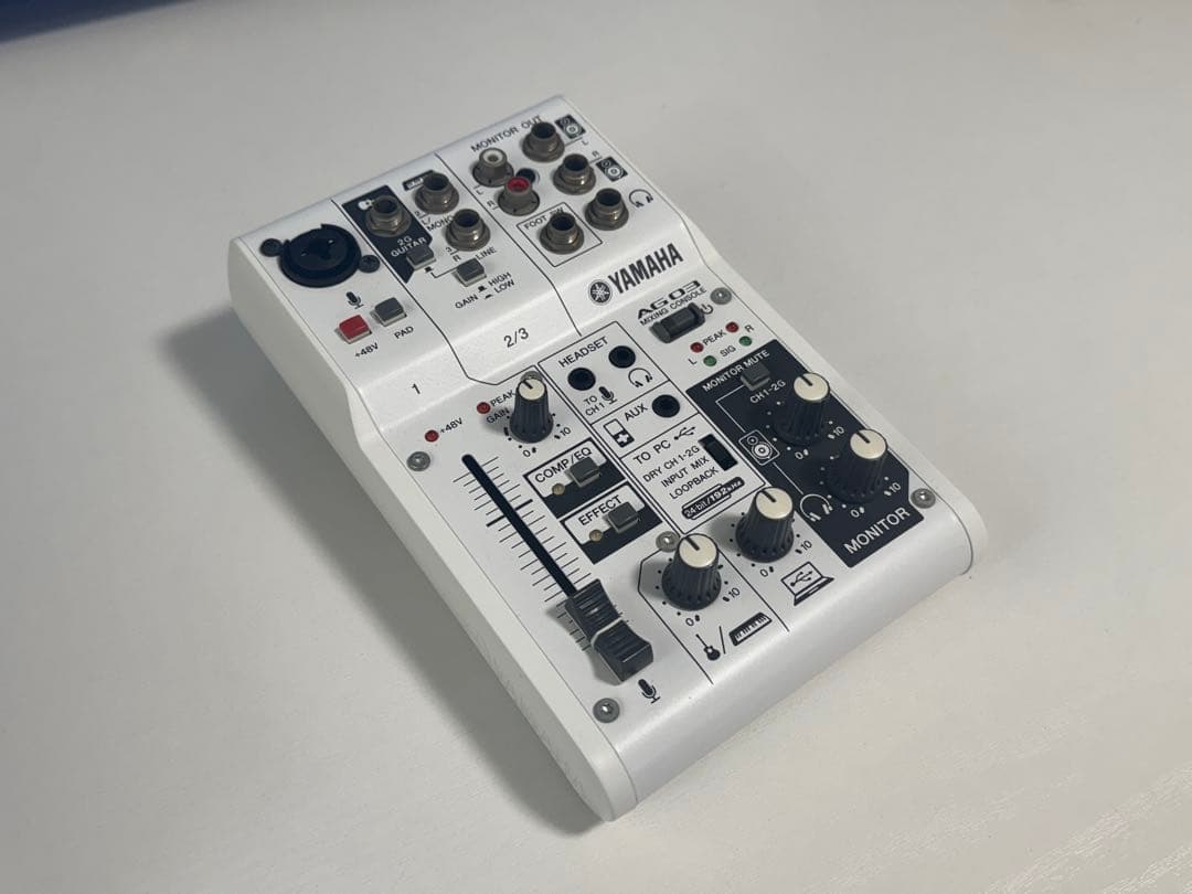 YAMAHA ウェブキャスティングミキサー オーディオインターフェース　AG03