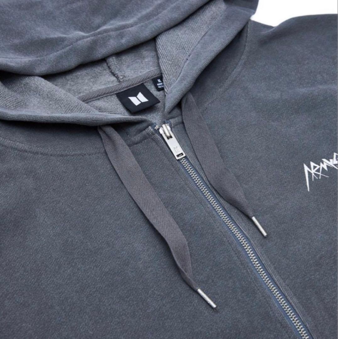 【新品未使用】ARMYST ZIP-UP HOODY ジョングク　フーディXL