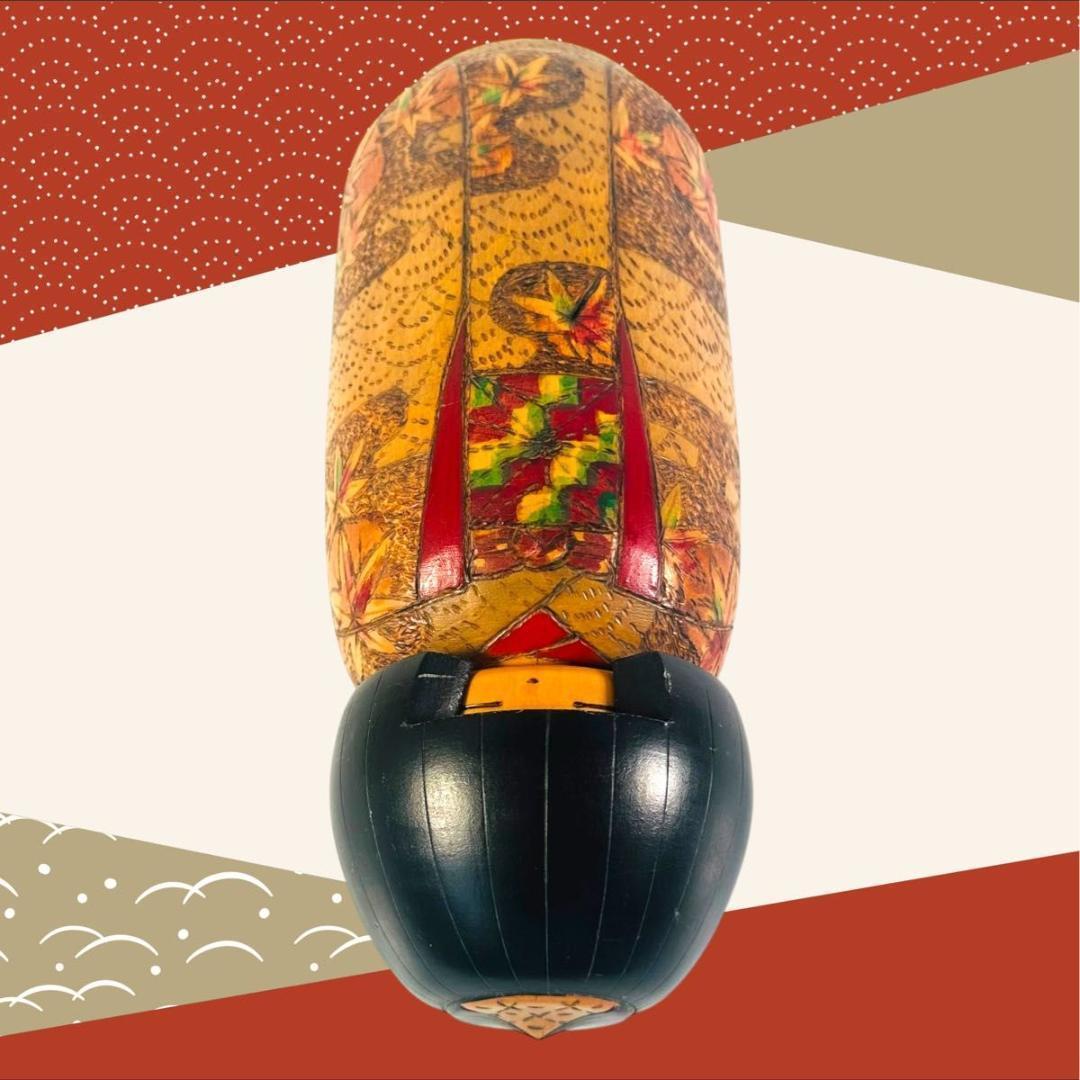 創作 こけし　小林伊之助 作　日本人形 木工芸