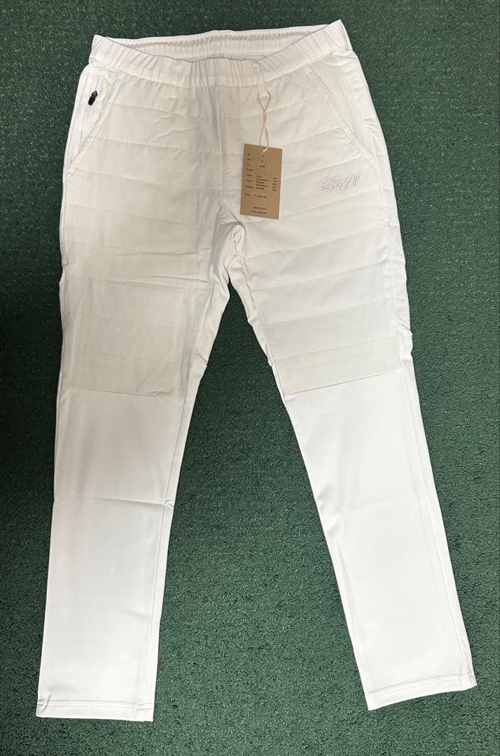 【新品タグ付き】LAZZY ゴルフ 中綿パンツレディース XS白 冬用