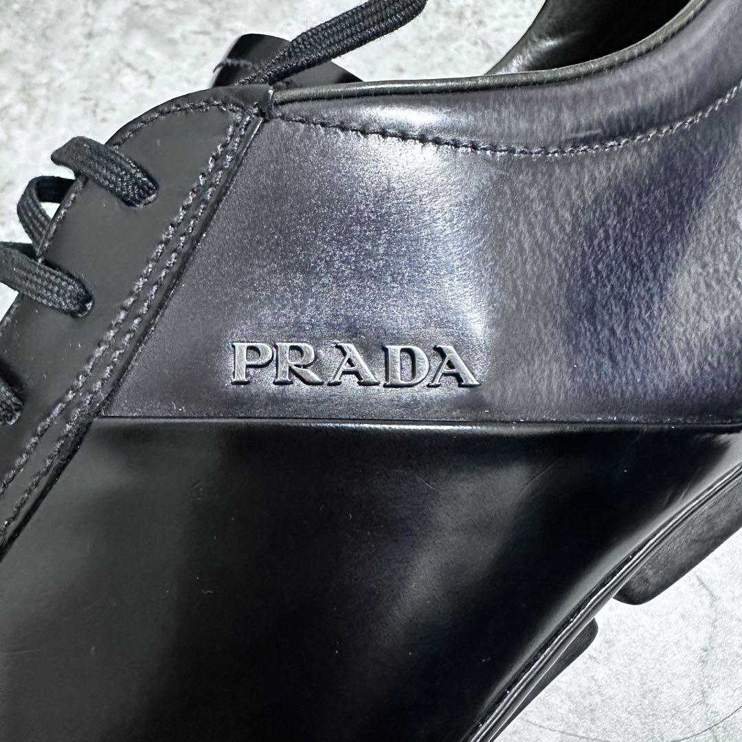 靴 00s PRADA archive leather driving shoes