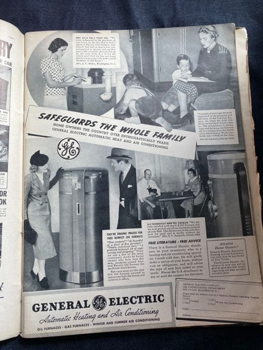 雑誌LIFE アンティーク　広告　1937