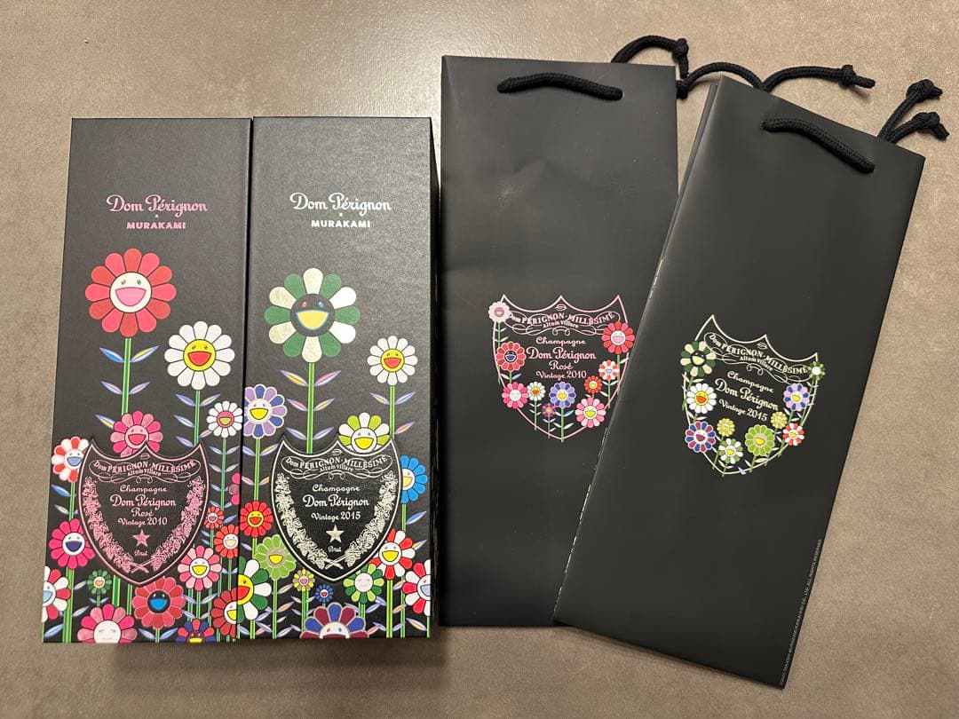 【新品未開封】ドン ペリニヨン 村上隆限定ギフトボックス 2本セット