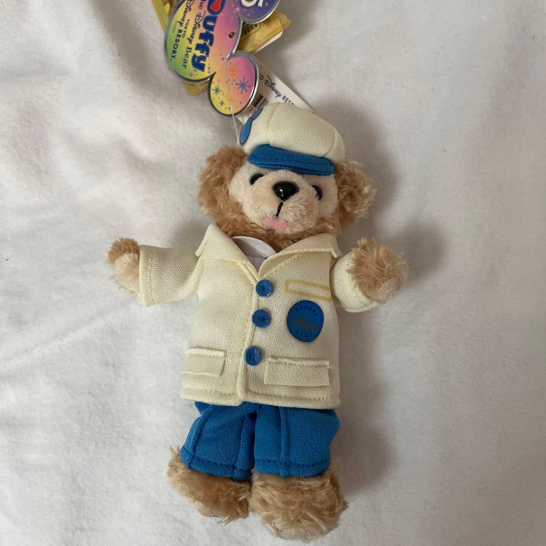 Duffy 美品 ダッフィー  車掌コス 25周年 ぬいば ぬいぐるみバッジ