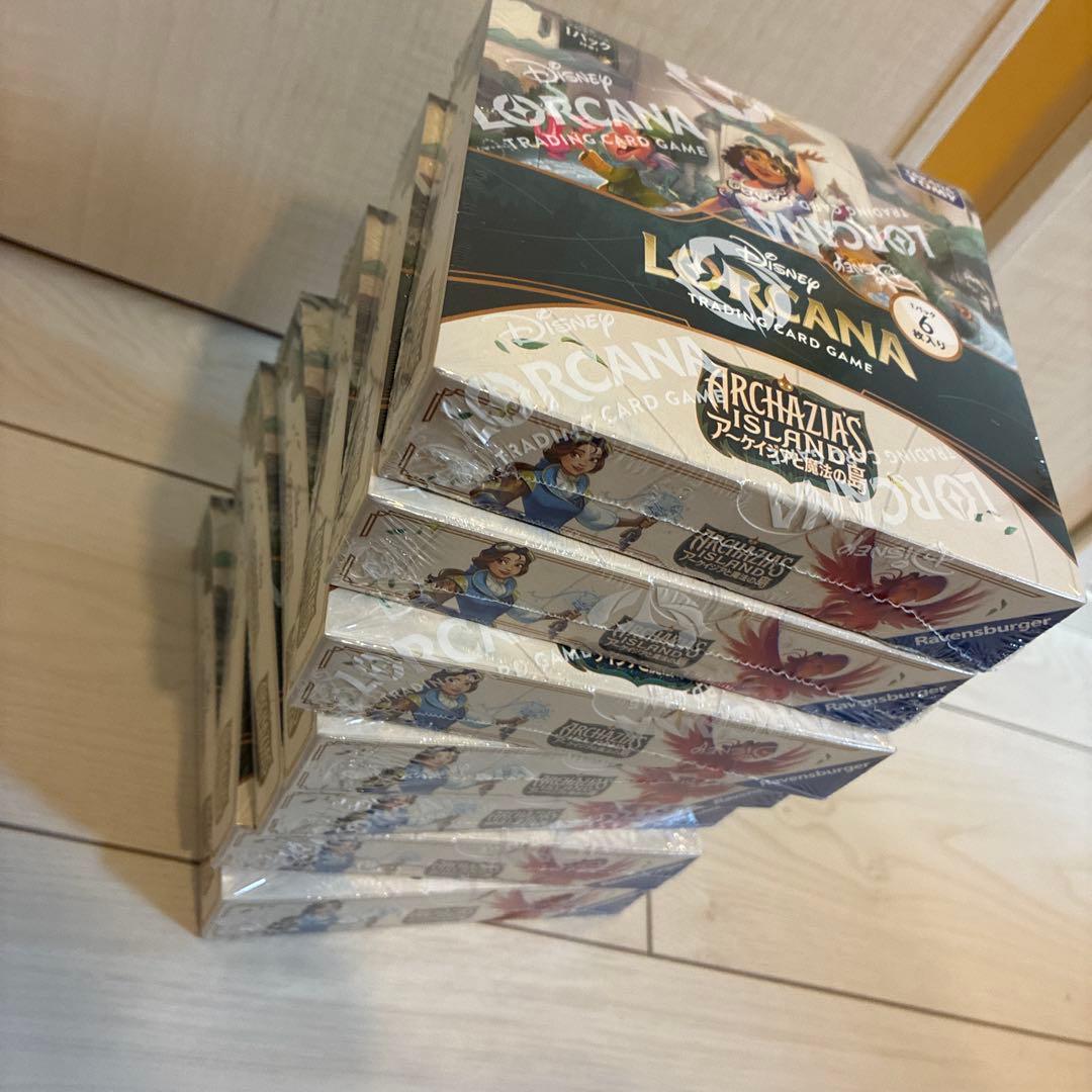 ディズニーロルカナTCG アーケイジアと魔法の島　シュリンク付き7箱 7BOX