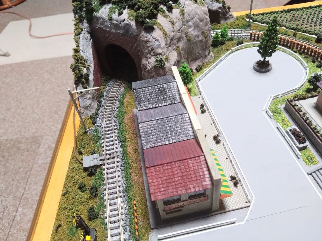 Nゲージ 鉄道模型ジオラマ　A2サイズ