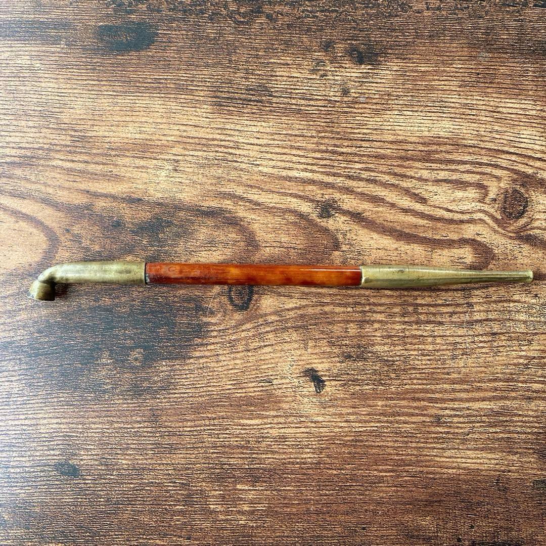 【老舗 村田刻印】キセル 煙管 2本セット 骨董品 アンティーク 喫煙具