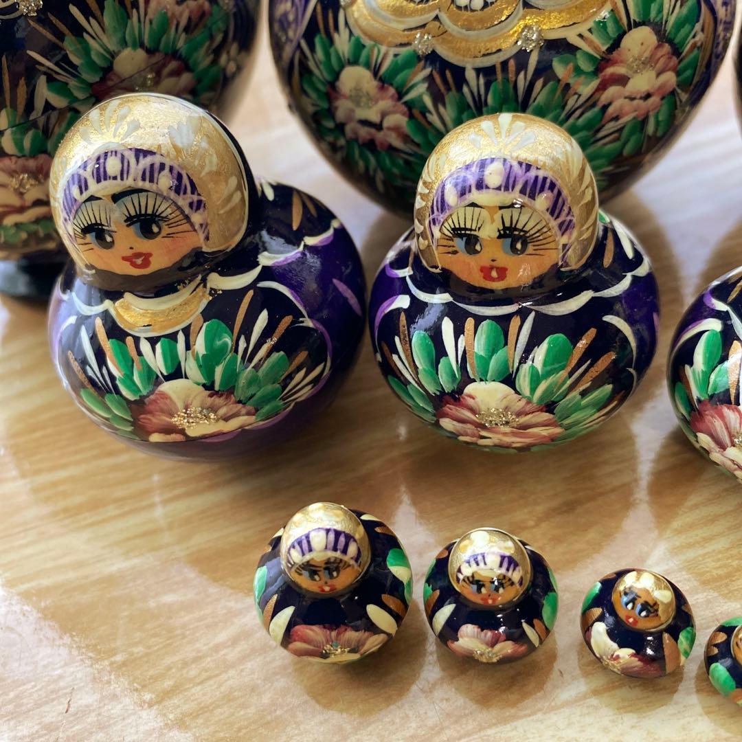 　木製　マトリョーシカ 15個セット　美品